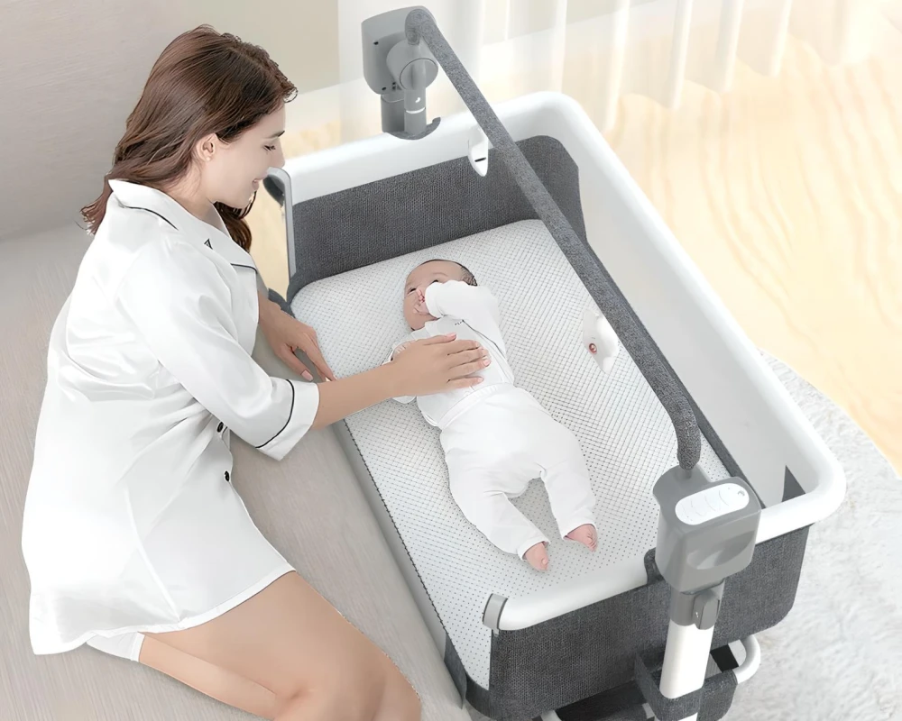 newborn rocking bassinet