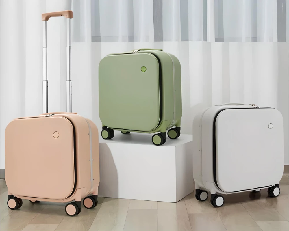 lightweight suitcases on wheels