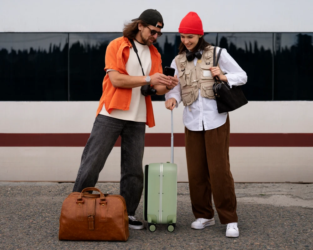 lightweight suitcases on wheels