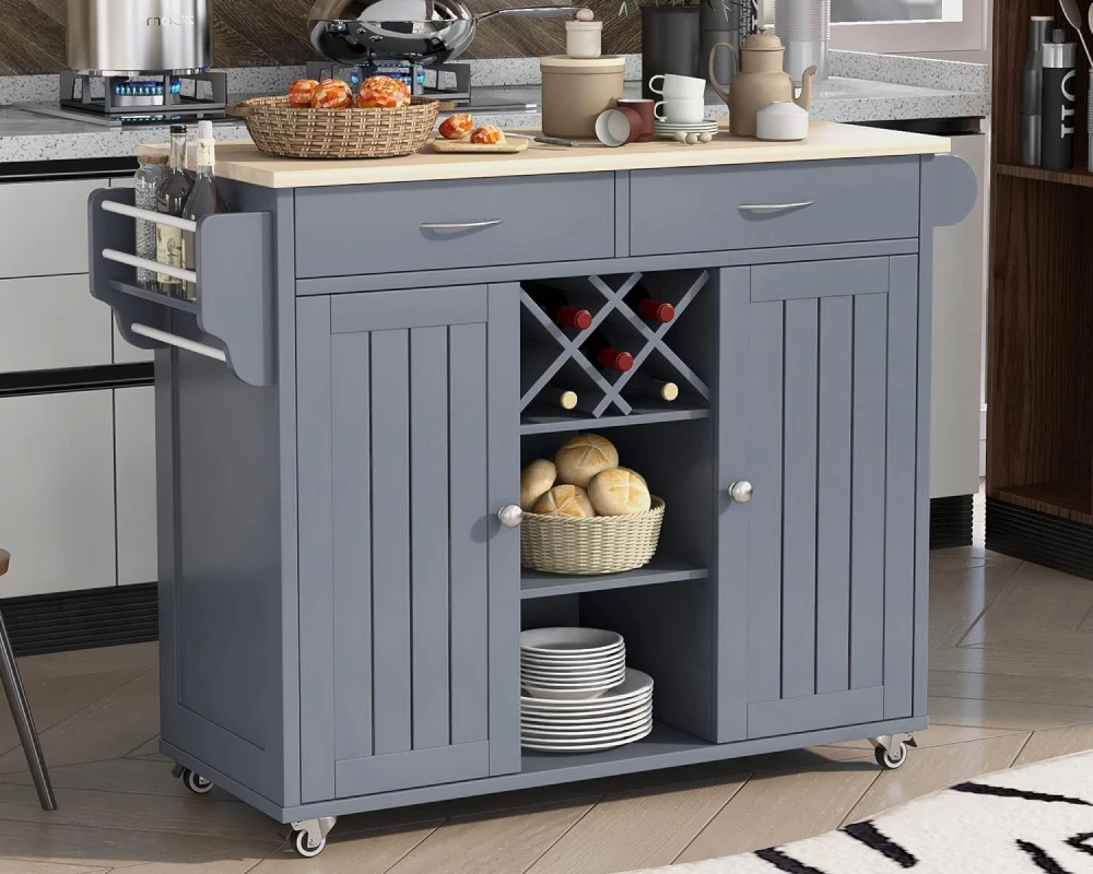 small mobile island for kitchen